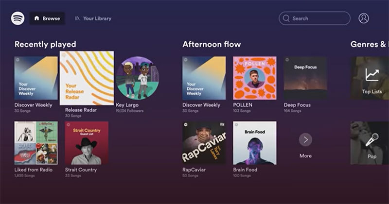 Spotify Android TV